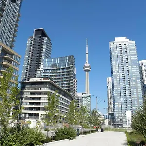 Apartment Stylish Downtown Near Cn Tower - Free Parking, Toronto